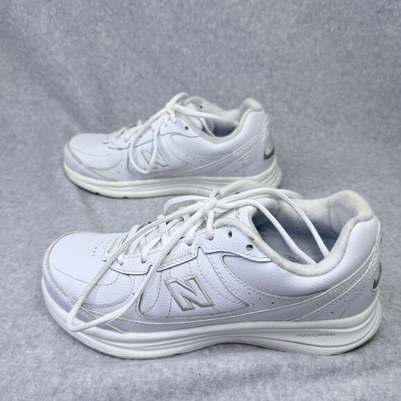 New Balance 577 Shoes Womens White Size  8.5 Lace‑Up Walking Tennis Lace Up - Picture 5 of 11